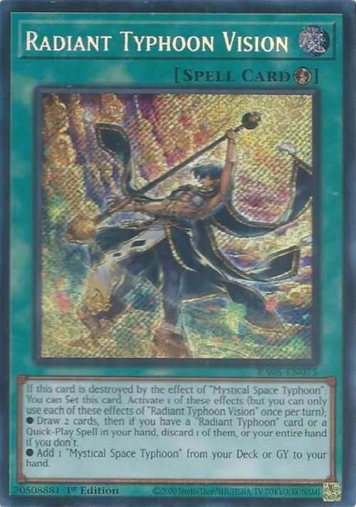 Radiant Typhoon Vision - Secret Rare