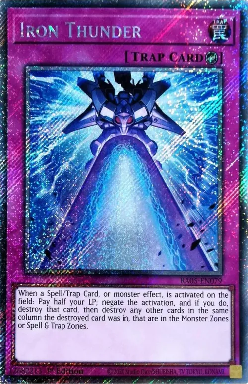 Iron Thunder - Platinum Secret Rare