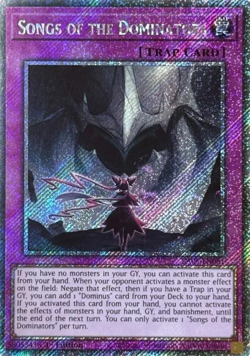 Songs of the Dominators - Platinum Secret Rare