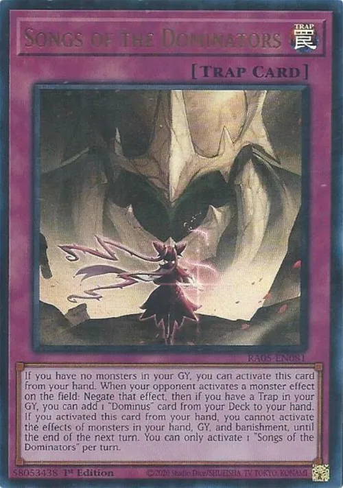Songs of the Dominators - Ultra Rare