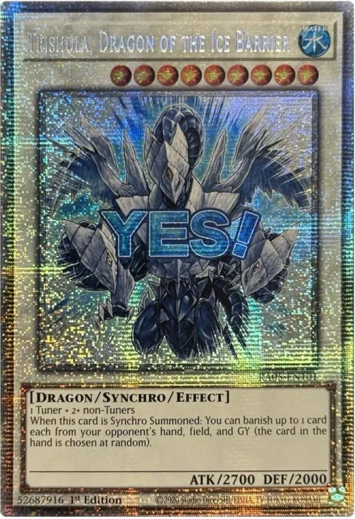 Trishula, Dragon of the Ice Barrier - Starlight Rare