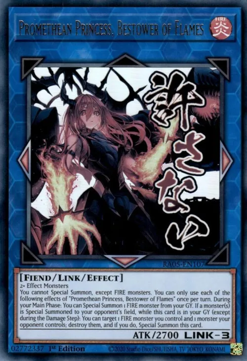 Promethean Princess, Bestower of Flames - 1st Edition