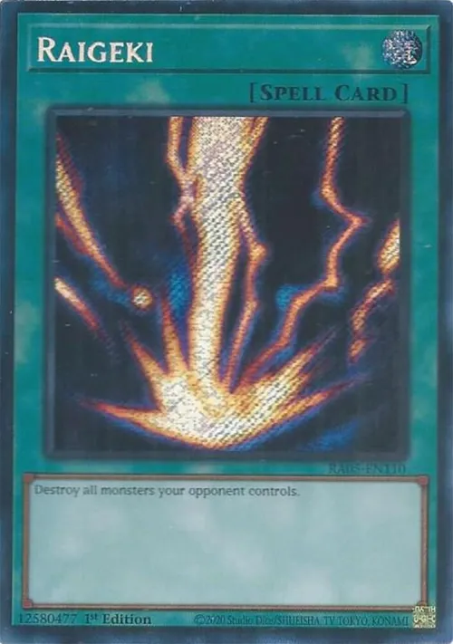 Raigeki - Secret Rare