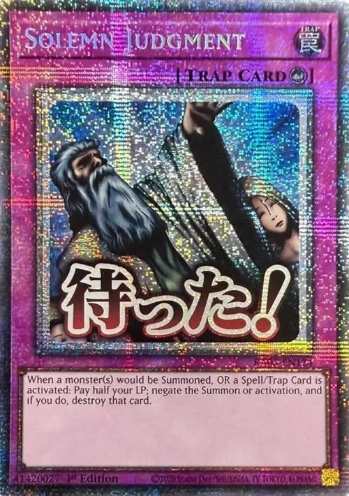 Solemn Judgment - Starlight Rare