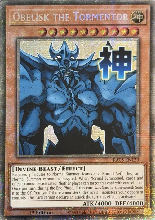 Obelisk the Tormentor - Starlight Rare