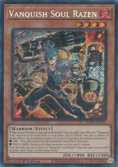 Vanquish Soul Razen - Secret Rare