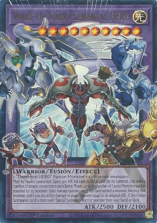 Wake Up Your Elemental HERO - 1st Edition
