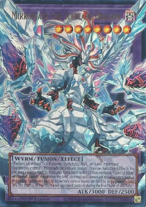 Mirrorjade the Iceblade Dragon - 1st Edition