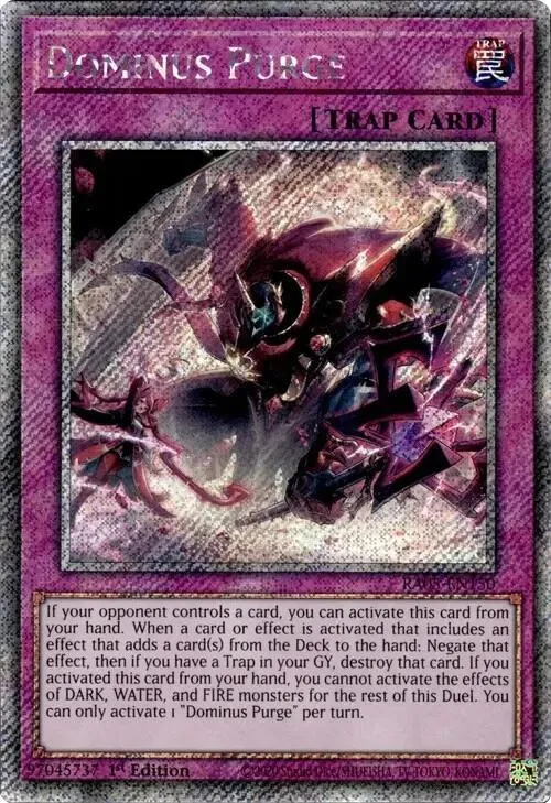 Dominus Purge - Platinum Secret Rare