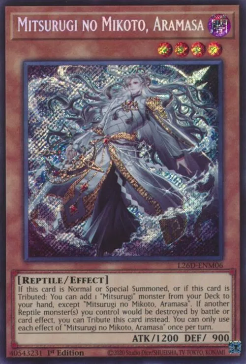 Mitsurugi no Mikoto, Aramasa - Secret Rare