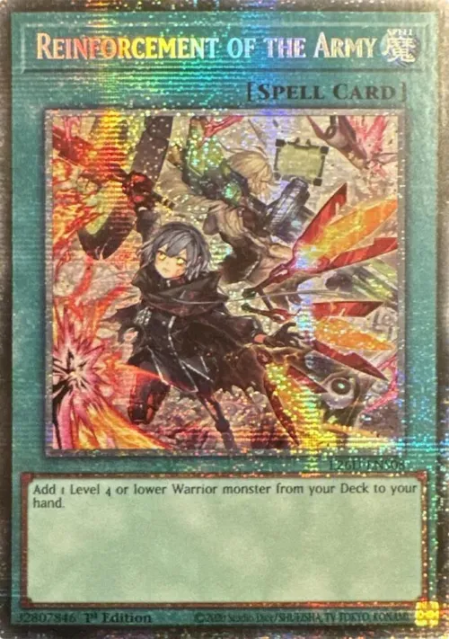 Reinforcement of the Army - Alternate Art Starlight Rare