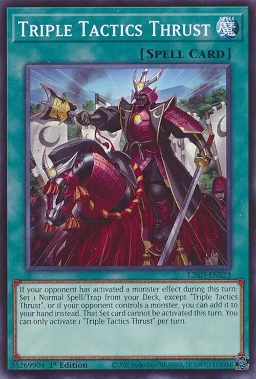 Triple Tactics Thrust