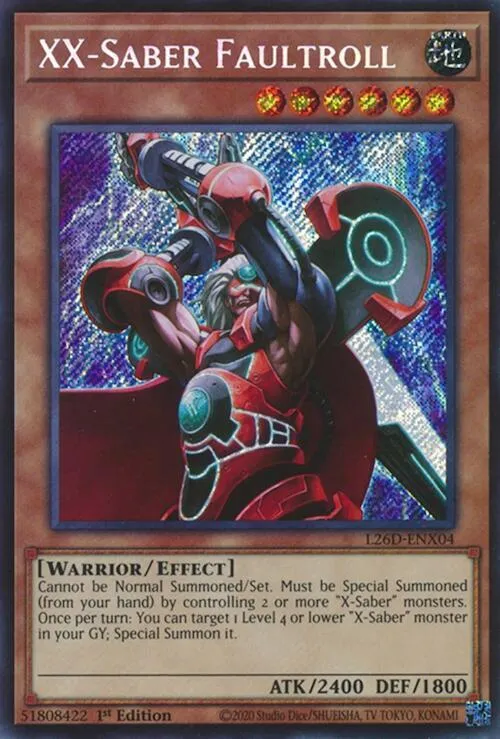XX-Saber Faultroll - Secret Rare