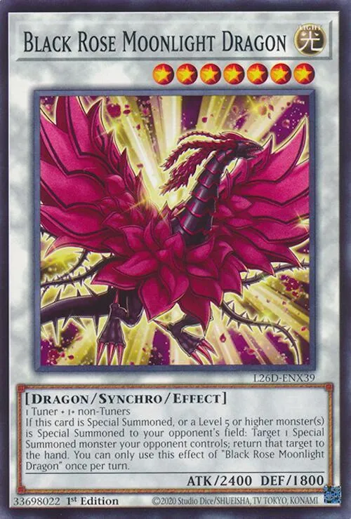 Black Rose Moonlight Dragon