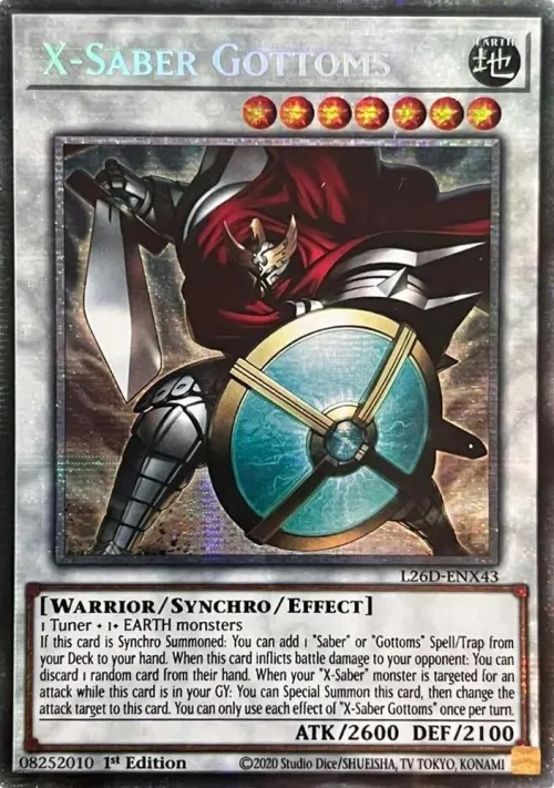 X-Saber Gottoms - Starlight Rare