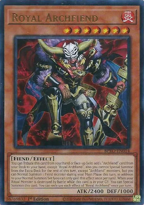 Royal Archfiend - 1st Edition