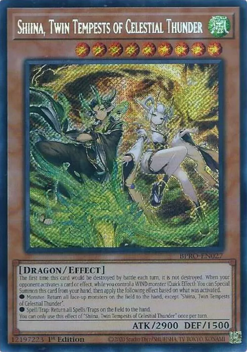 Shiina, Twin Tempests of Celestial Thunder - 1st Edition