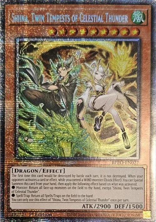 Shiina, Twin Tempests of Celestial Thunder - Starlight Rare