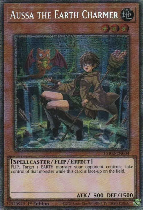 Aussa the Earth Charmer (Starlight Rare - First Edition Starlight Rare