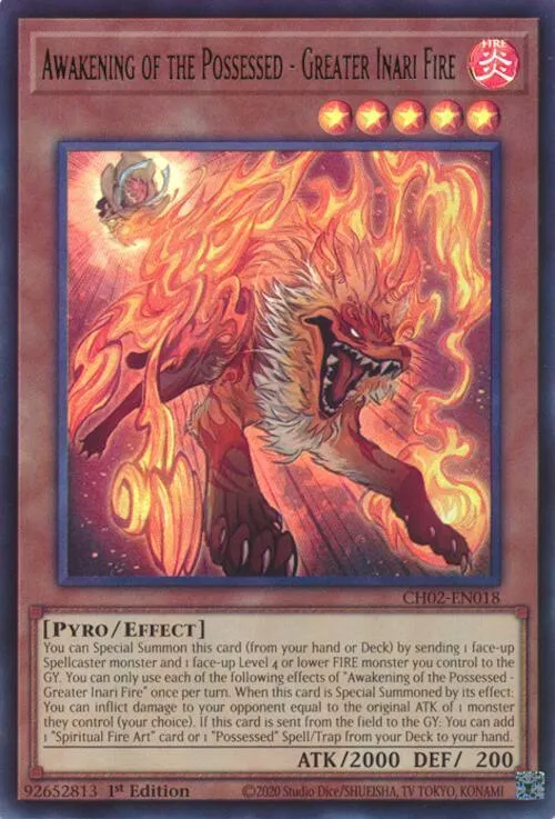 Awakening of the Possessed - Greater Inari Fire