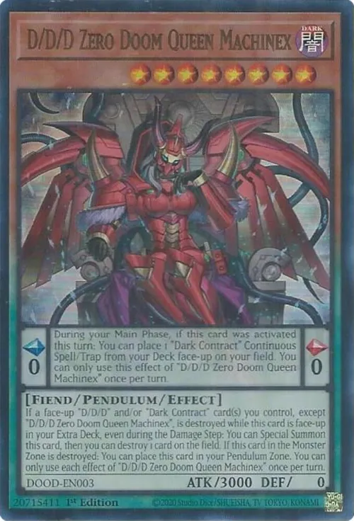 D/D/D Zero Doom Queen Machinex - 1st Edition