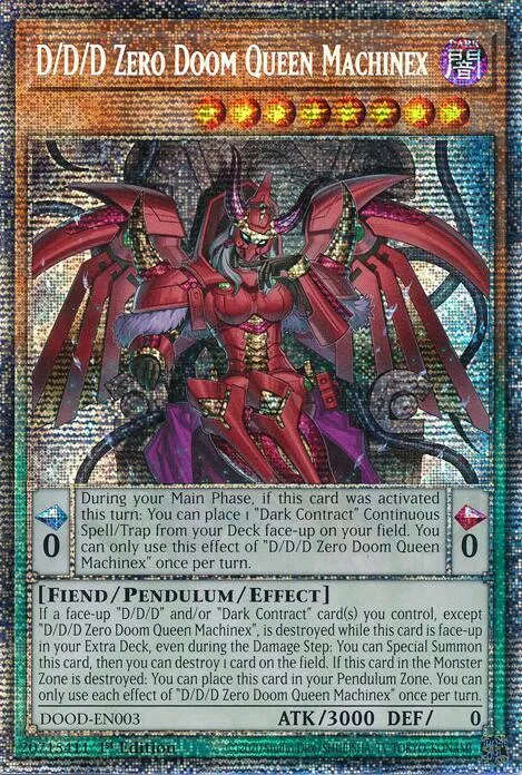 D/D/D Zero Doom Queen Machinex - Starlight Rare