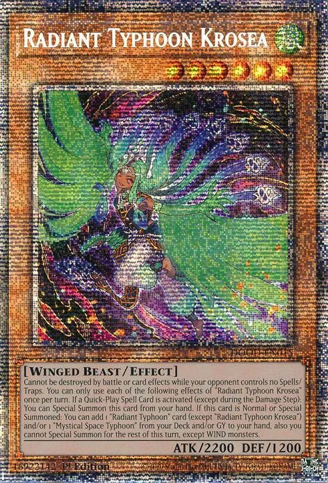 Radiant Typhoon Krosea - Starlight Rare