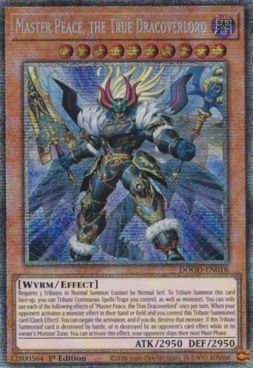 Master Peace, the True Dracoverlord - Starlight Rare