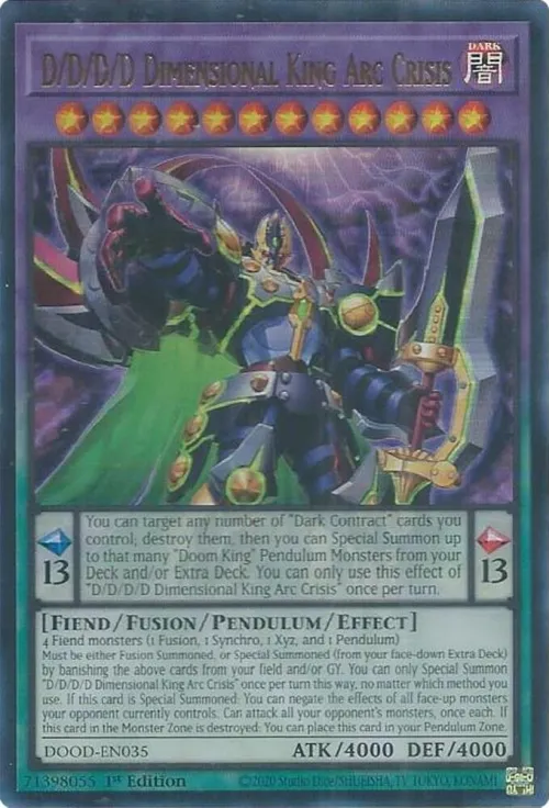 D/D/D/D Dimensional King Arc Crisis - 1st Edition