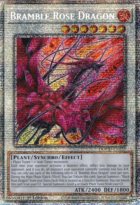 Bramble Rose Dragon - Starlight Rare
