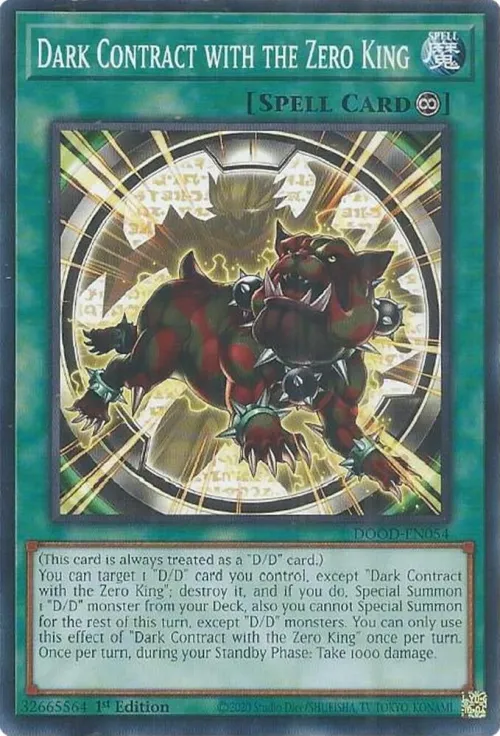 Dark Contract with the Zero King