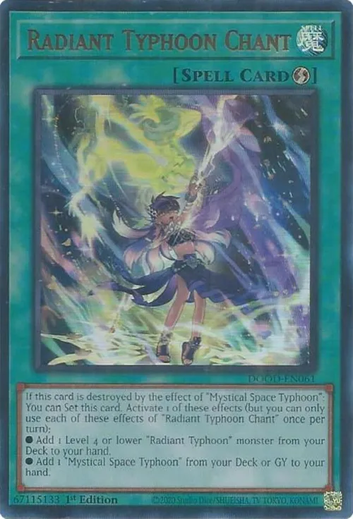 Radiant Typhoon Chant - 1st Edition