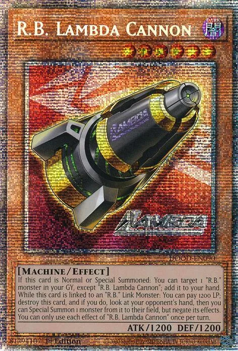 R.B. Lambda Cannon - Starlight Rare