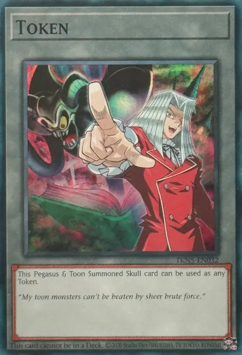 Token: Pegasus & Toon Summoned Skull