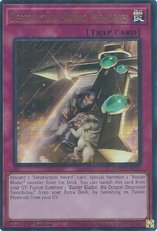 Destruction Sword Memories