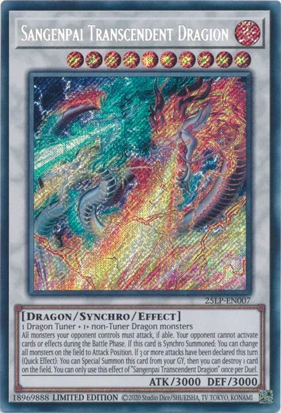Sangenpai Transcendent Dragion - Secret Rare
