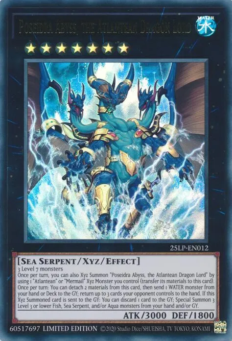 Poseidra Abyss, the Atlantean Dragon Lord - Limited