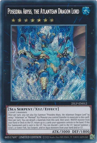 Poseidra Abyss, the Atlantean Dragon Lord - Secret Rare