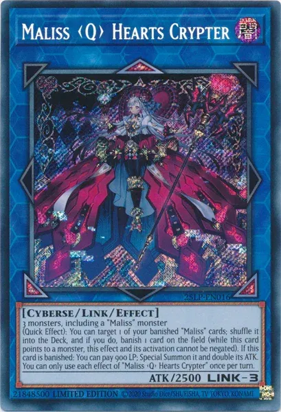 Maliss Q Hearts Crypter - Secret Rare