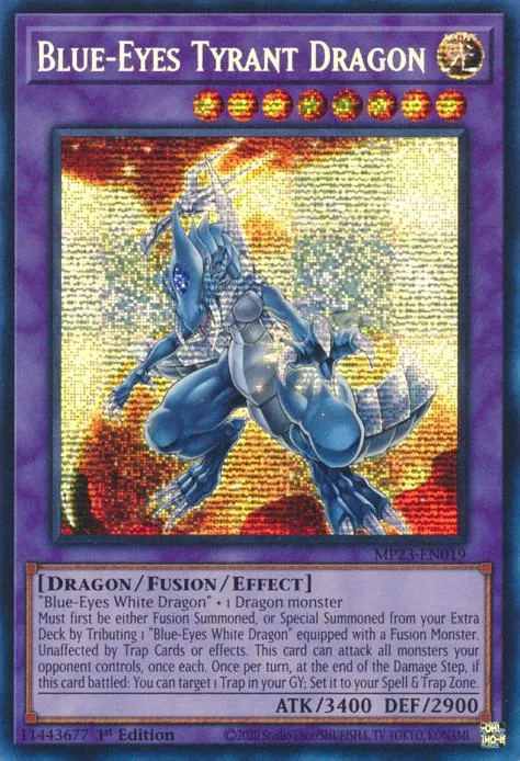 Blue-Eyes Tyrant Dragon - Secret Rare