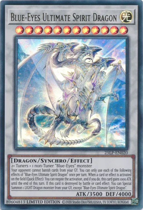Blue-Eyes Ultimate Spirit Dragon - Eur