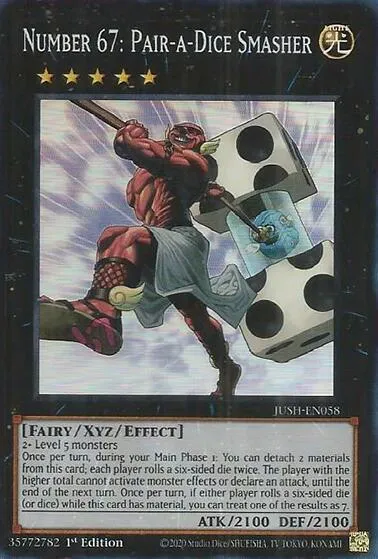 Number 67: Pair-a-Dice Smasher - Super Rare