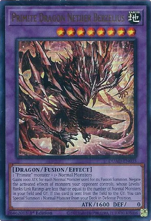 Primite Dragon Nether Berzelius - 1st Edition