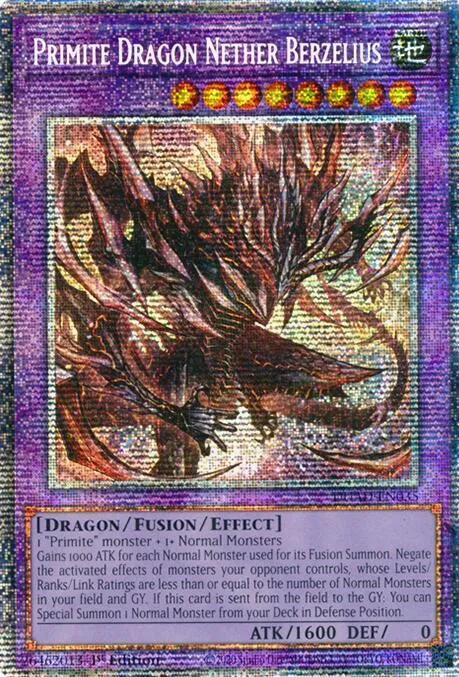 Primite Dragon Nether Berzelius - Starlight Rare