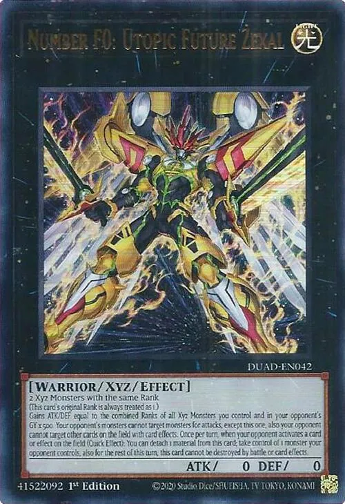Number F0: Utopic Future Zexal - 1st Edition