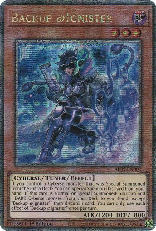 Backup @Ignister - Quarter Century Secret Rare