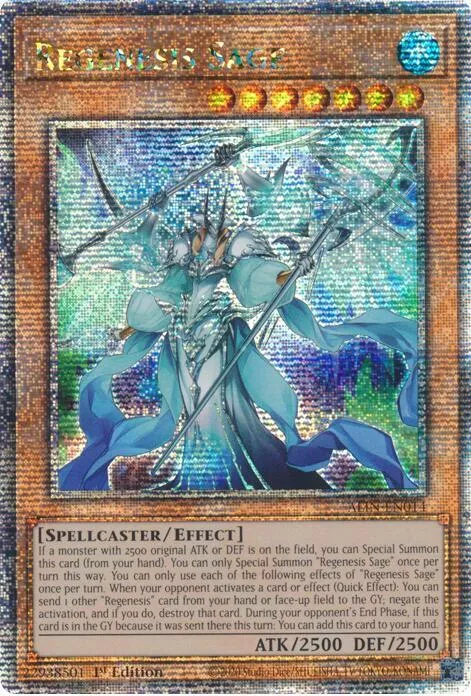 Regenesis Sage - Quarter Century Secret Rare