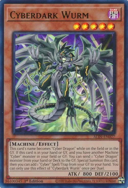 Cyberdark Wurm - 1st Edition