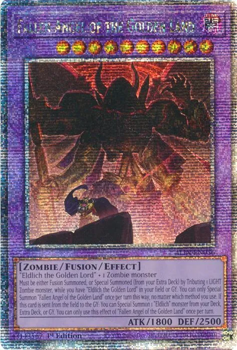 Fallen Angel of the Golden Land - Quarter Century Secret Rare