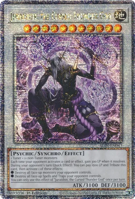 Juraishin, the Cursed Thunder God - Quarter Century Secret Rare